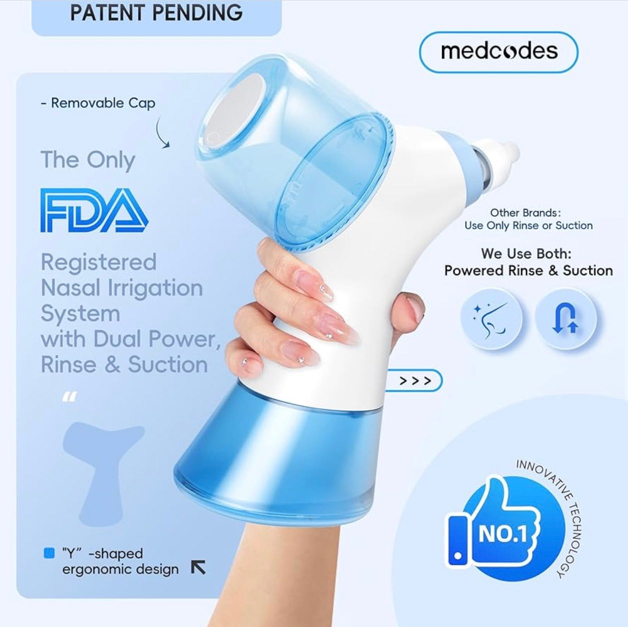 Aspirateur Nasal Électrique 2-en-1™