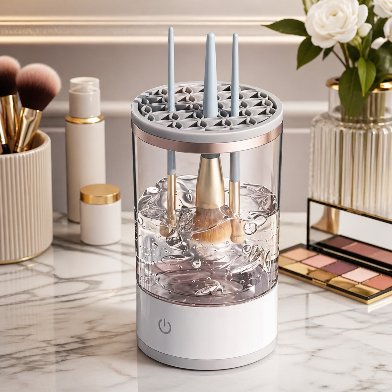 Limpiador de accesorios de maquillaje