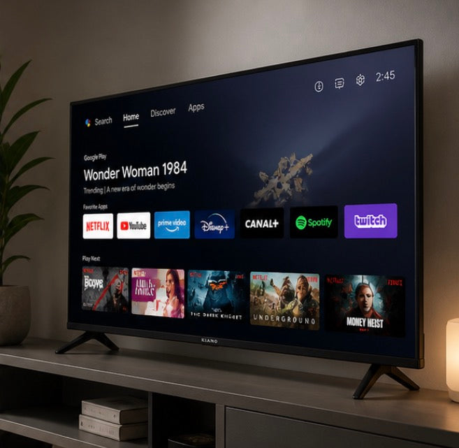 téléviseur LED Kiano Slim TV