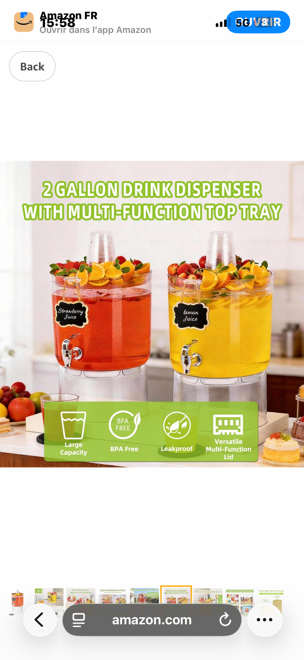 Distributeur de Boissons Double