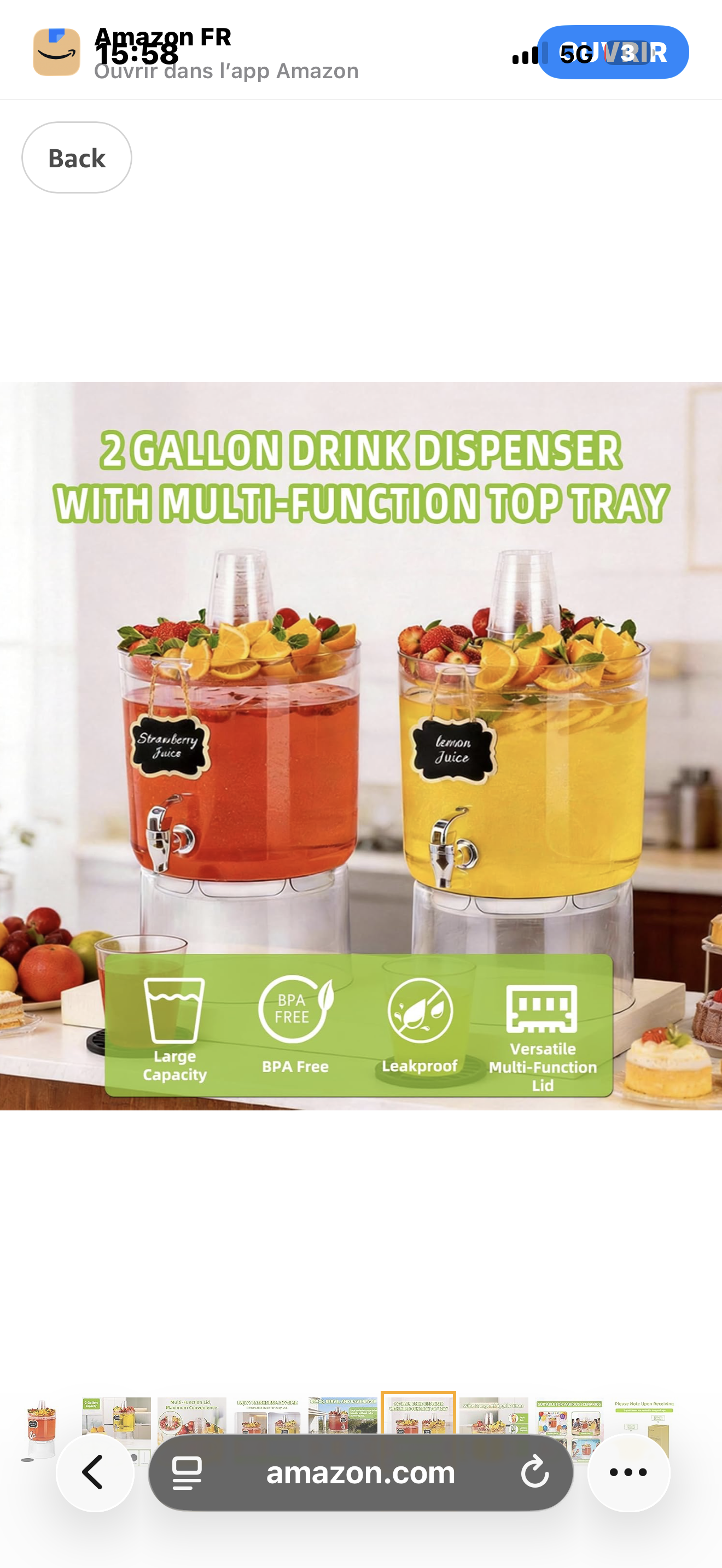 Distributeur de Boissons Double
